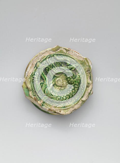 Fragment of an Imported Chinese Bowl, China, late 7th-first half 8th century. Creator: Unknown.