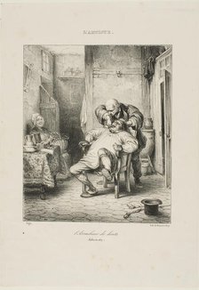 The Tooth Puller, 1837. Creator: Benard and Frey.
