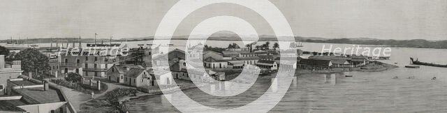 The neighborhood of La Marina and the bay, San Juan, Puerto Rico, 1898. Creator: Unknown.