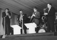 Humphrey Lyttleton, "All Sax" Band, Richmond Jazz Festival, London, 1963. Creator: Brian Foskett.