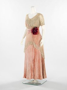 Evening dress, American, 1912-14. Creator: Herbert Luey.