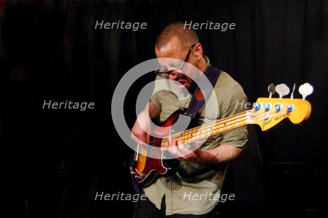 Michael Searl, Aaron Liddard Quintet, Verdict Jazz Club, Brighton, East Sussex, 25 Mar 2023. Creator: Brian O'Connor.