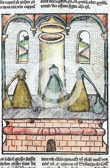 Distillation, 1500. Artist: Unknown