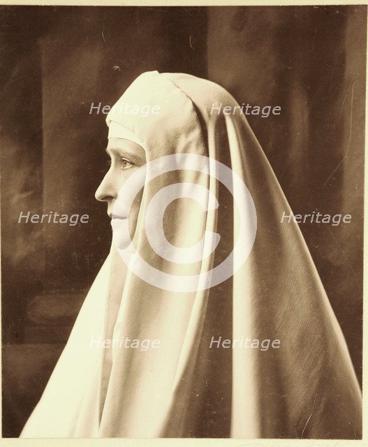 Grand Duchess Elizabeth Fyodorovna in the monastic habit, c. 1909.