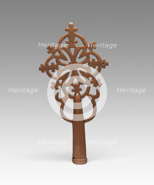 Processional Cross, Ethiopian, 13th-early 14th century. Creator: Unknown.