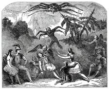 Adelphi - Scene from "La Tarantula; or, The Spider King", 1850. Creator: Unknown.
