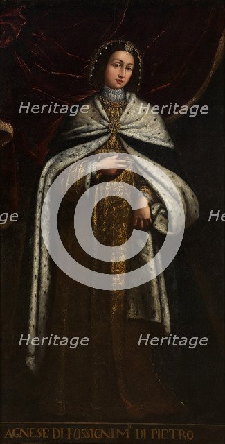 Agnes of Faucigny, wife of Peter II, Count of Savoy. Artist: Anonymous 
