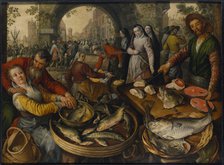A Fish Market with Ecce Homo, 1570.