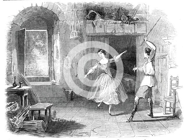 Scene from the ballet of "Le Diable a Quatre", at the Princess' Theatre, 1845. Creator: Unknown.