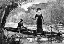 In Search of Water Lilies, 1883. Creator: Eugène Froment.