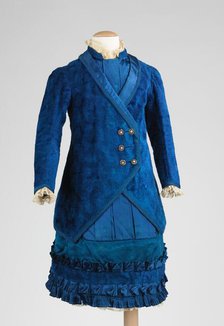 Dress, French, 1885-90. Creator: Unknown.