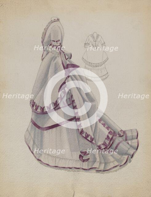 Dress, 1935/1942. Creator: Bessie Forman.