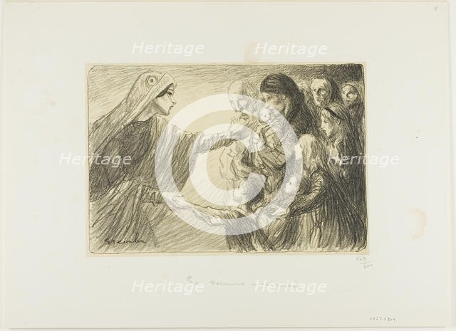 National Assistance, 1915/17. Creator: Theophile Alexandre Steinlen.