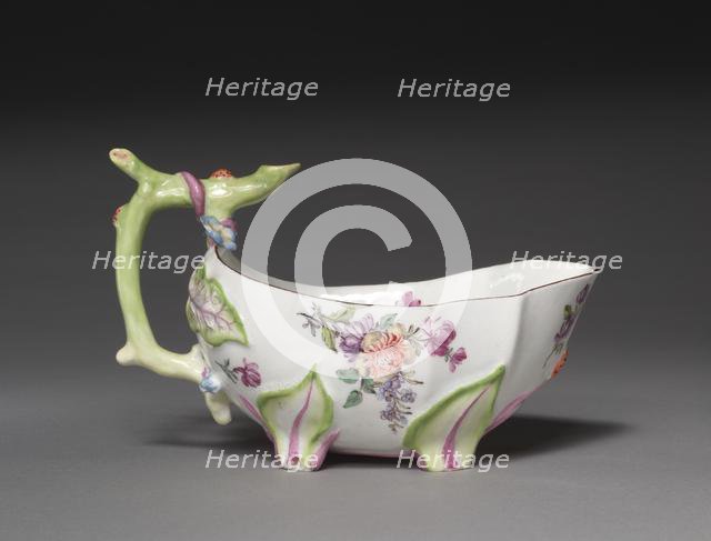 Sauceboat, c. 1755-1756. Creator: Chelsea Porcelain Factory (British).