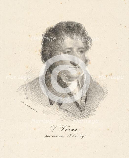 Portrait of F. Thomas, 1798-99 [or ca. 1820]. Creator: Jean-Baptiste Isabey.