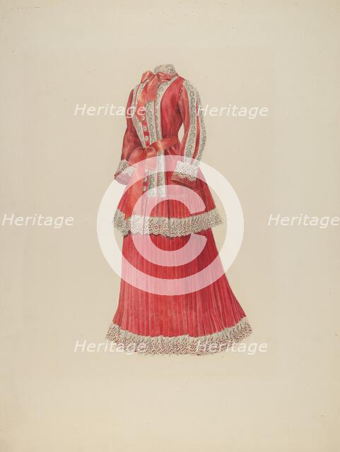 Dress, c. 1940. Creator: Henry De Wolfe.