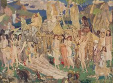 'Ivory, Apes and Peacocks (The Queen of Sheba)', c1909. Artist: John Duncan.