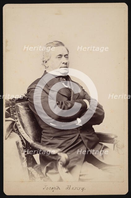 Portrait of Joseph Henry (1797-1878), Between 1868 and 1878. Creator: Brady's National Photographic Portrait Galleries.