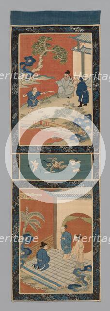 Panel (For a Screen), China, Qing dynasty (1644-1911), 1875/1900. Creator: Unknown.