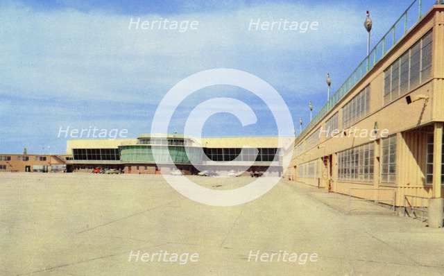 The new Houston International Airport, Houston, Texas, USA, 1955. Artist: Unknown