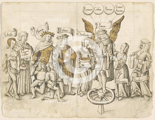 A Dialogue on Human Favor (recto) [fol. 15 verso / 16 recto], 1512/1514. Creator: Unknown.