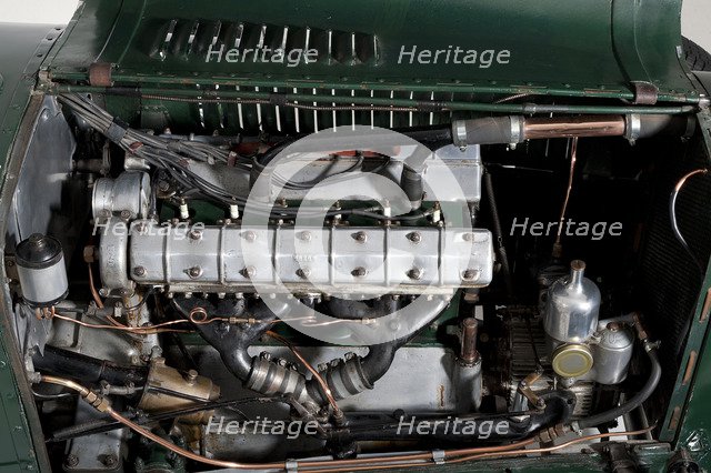 1924 Sunbeam Cub 2 litre Artist: Unknown.