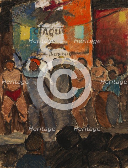 Circus in Paris, 1913. Creator: Alvar Cawén.
