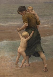 Into the Water!. Creator: Virginie Elodie Demont-Breton.