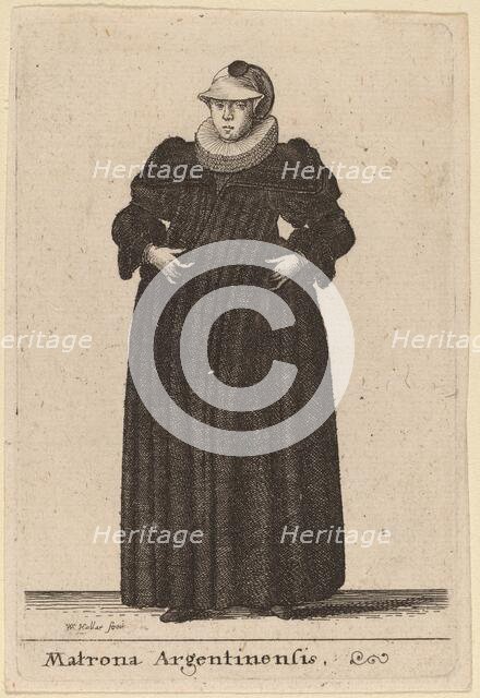 Matrona Argentinensis, 1642. Creator: Wenceslaus Hollar.