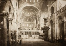 Untitled (II 57), c. 1890. [Interior of St Mark's Basilica, Venice].  Creator: Unknown.