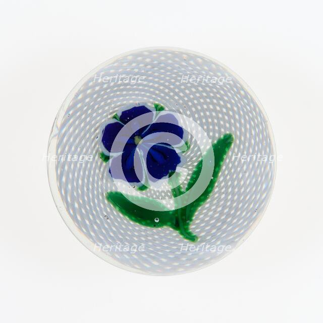 Paperweight, France, c. 1845-60. Creator: Saint-Louis Glassworks.