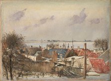 View from Roskilde towards the Fiord, 1915. Creator: Laurits Andersen Ring.
