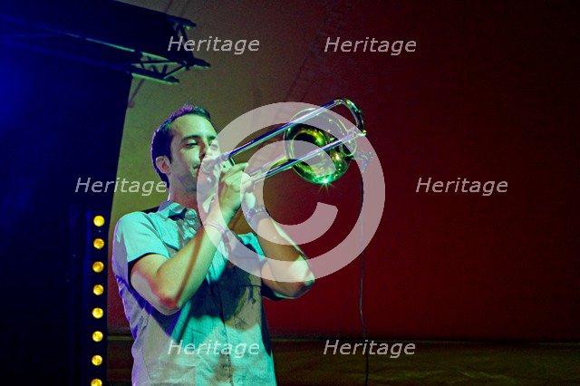 Tom Green, Love Supreme Jazz Festival, Glynde Place, East Sussex, 2015. Artist: Brian O'Connor.