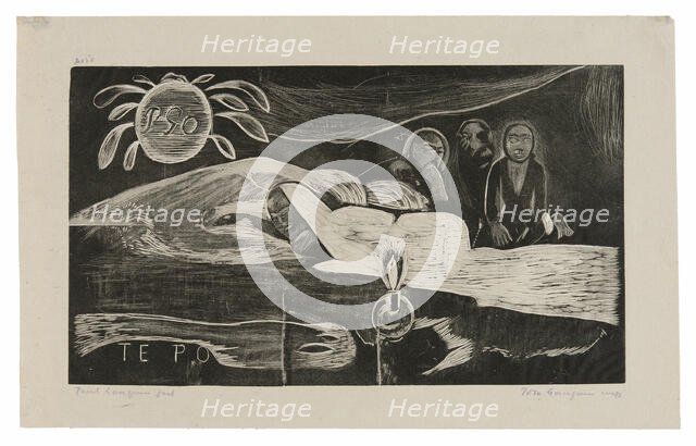 Te po (The Night), from the Noa Noa Suite, 1893–94, printed and published 1921. Creator: Paul Gauguin.