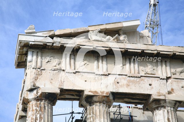 The Parthenon, The Acropolis, Athens, Greece. Artist: Samuel Magal