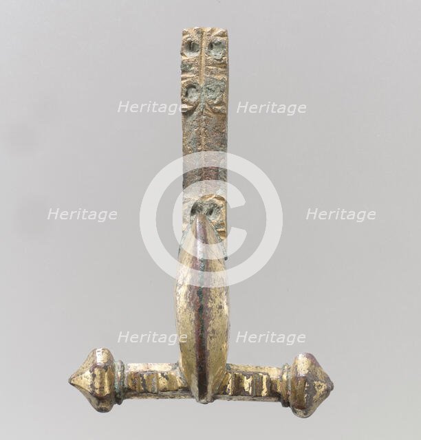 Crossbow Brooch, Late Roman, 4th century. Creator: Unknown.