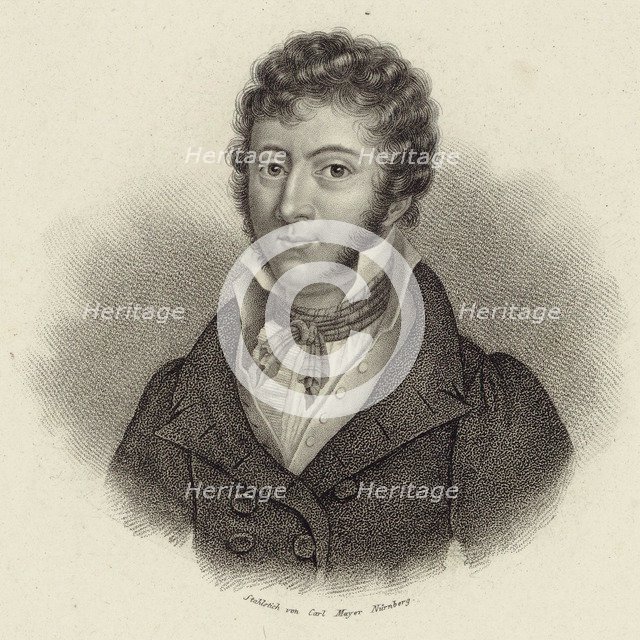 Portrait of the composer John Field (1782-1837), 1845.