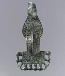 Square-Headed Bow Brooch, Frankish, 6th century. Creator: Unknown.
