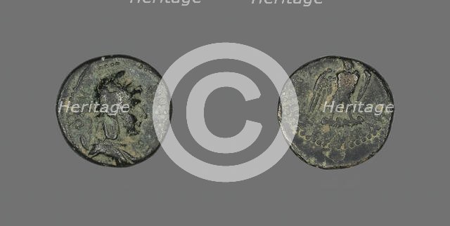 Coin Depicting the Head of a Man, 27 BCE-14 CE. Creator: Unknown.