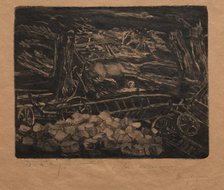 The Vintages!: Place of Devestation, 1894. Creator: Henri de Groux (Belgian, 1867-1930).