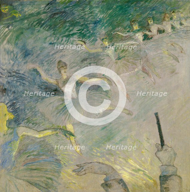 Ballet Dancers, 1885/86. Creator: Henri de Toulouse-Lautrec.