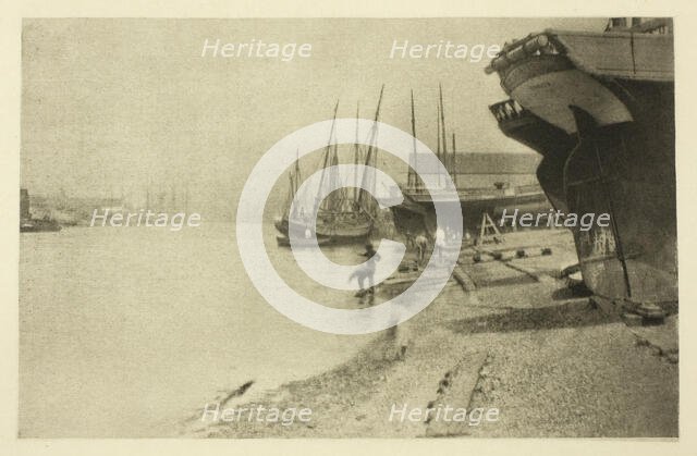 In the Yarmouth River, 1887. Creator: Peter Henry Emerson.