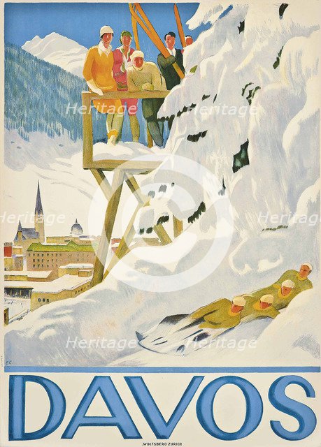 Davos, 1918.