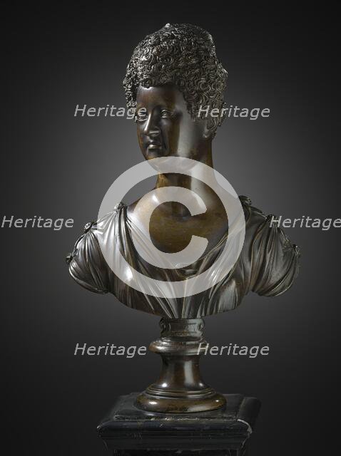 Portrait of Marie de Médicis (image 1 of 6), Probably 1601-1603. Creator: Barthelemy Prieur.