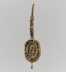 Earring, Langobardic or Byzantine (?), 6th-7th century. Creator: Unknown.