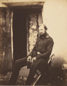 Lt. Colonel Prince Edward of Saxe Weimar, 1856. Creator: Roger Fenton.