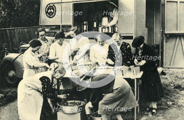 'A Mobile Canning Van Given By the U.S.A.', 1943. Creator: Unknown.