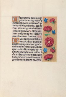 Hours of Queen Isabella the Catholic, Queen of Spain: Fol. 28r, c. 1500. Creator: Master of the First Prayerbook of Maximillian (Flemish, c. 1444-1519); Associates, and.