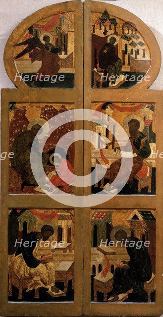 The Holy Gates (The Royal Doors), Late 16th cen.. Artist: Russian icon  