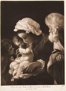 The Holy Family, (c1610s), c1760s.  Creator: William Baillie.